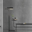 Lampadaire Led post-moderne en cuir de Style américain