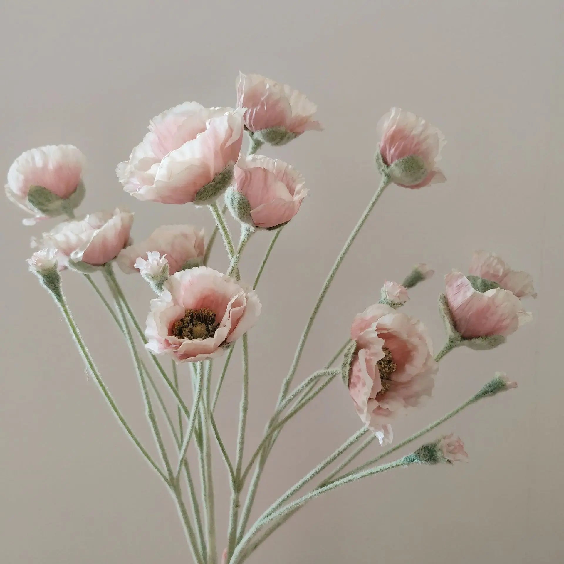 fleurs artificielles de pavot pour décoration mariage jardin et DIY