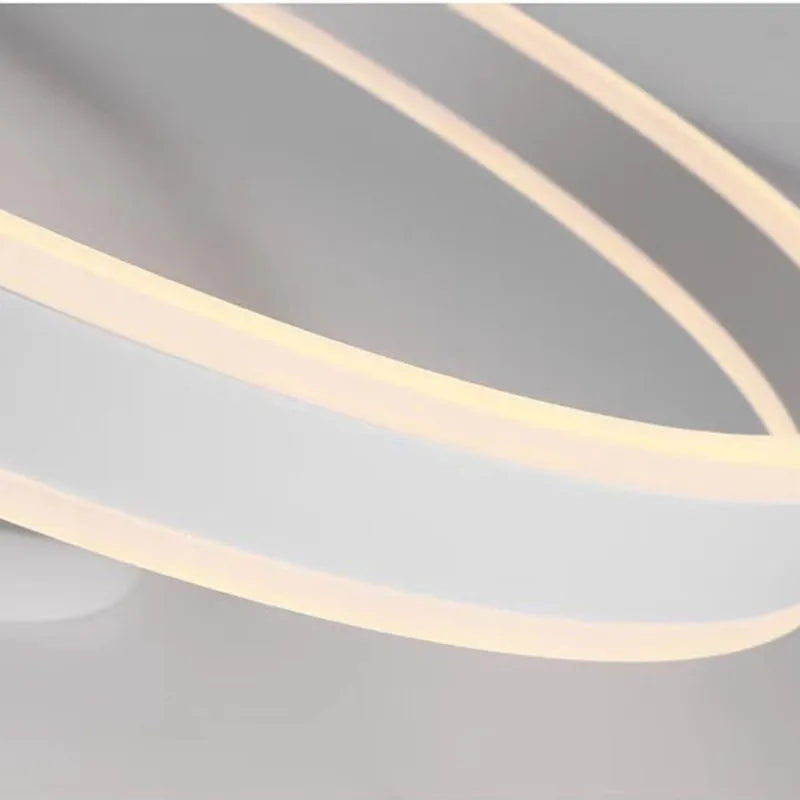 Nordischer LED-Kronleuchter mit verstellbarem Ring - vue 5 sur 12