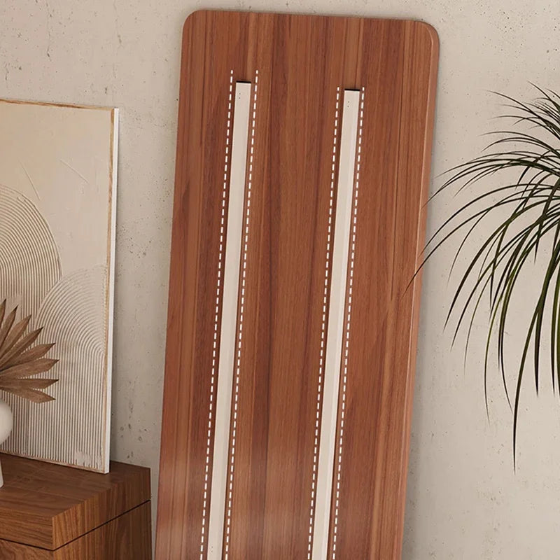 miroir vintage rectangulaire en bois pour décoration intérieure