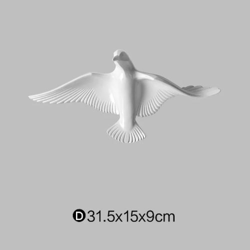 décoration murale créative en forme de mouette décoratif - vue 32 sur 36