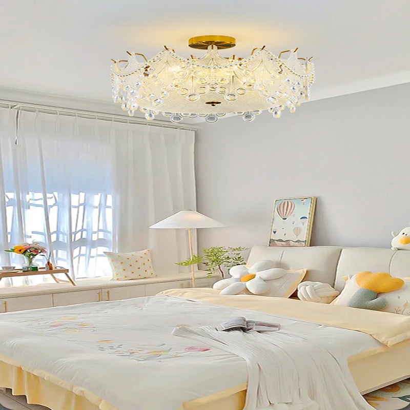 lustre led post-moderne de luxe suspendu pour la saison - vue 5 sur 9