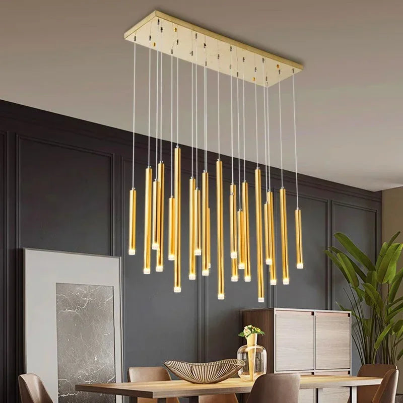 lustre moderne en goutte d'eau pour éclairage intérieur 2024 - vue 3 sur 6