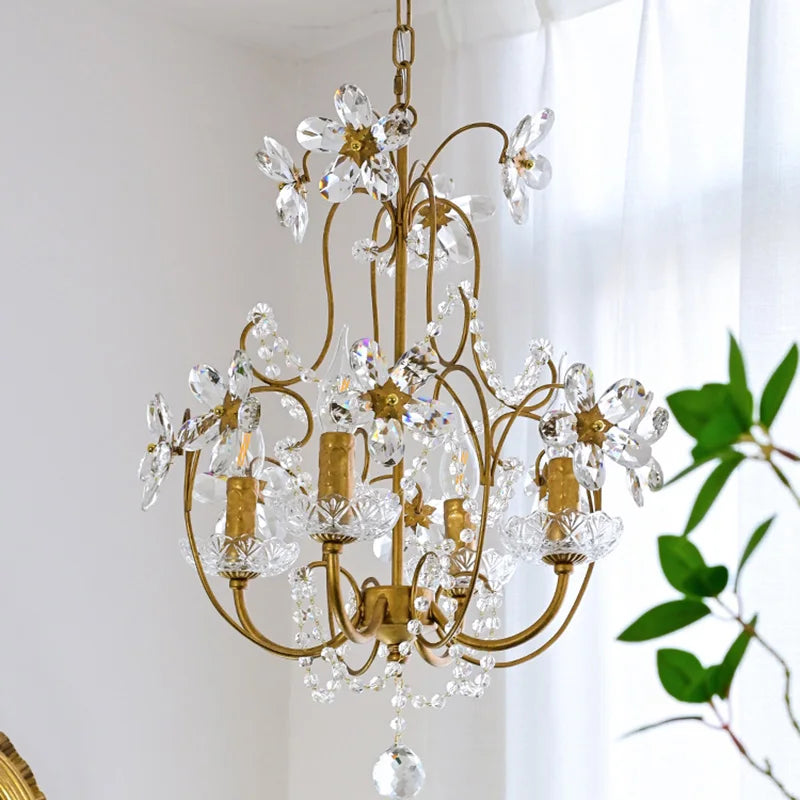 lustre en cristal vintage intérieur américain pour hôtel 2022 - vue 3 sur 7