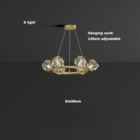 Art-déco-Deckenleuchte gold schwarz Design Kristall