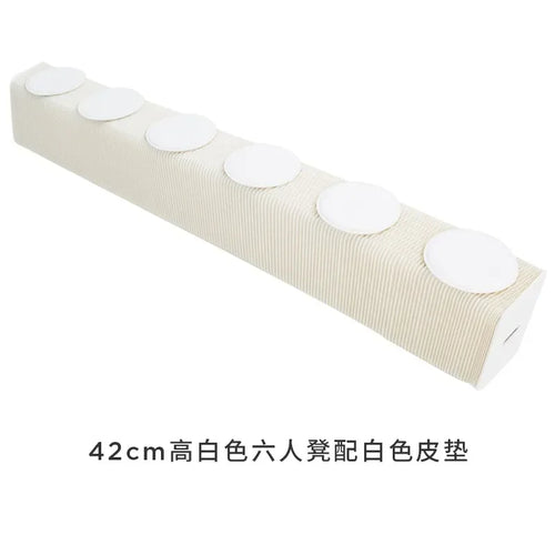 Creative and Environmentally Friendly Folding Retractable Low Stool, Fashionable Bench, Home and Restaurant, Paper Folding Chair - vue 19 sur 22