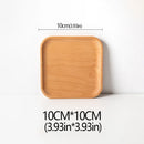 Wood Beech Plate Fruit Plate Oval Pallet trays decorative Candy Rectangular Dessert Dinner Tableware Tray, Kitchen Accessories
