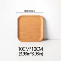 Wood Beech Plate Fruit Plate Oval Pallet trays decorative Candy Rectangular Dessert Dinner Tableware Tray, Kitchen Accessories