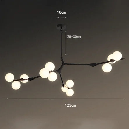 Moderne Pendelleuchte für Innenbereich dimmbar minimalistisches Design dekorativ - vue 9 sur 12