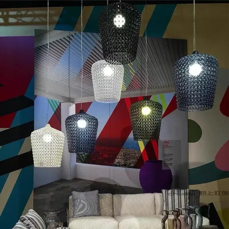lustre acrylique nordique argyle pour bureaux et maison - vue 3 sur 14