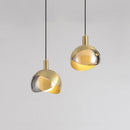 suspension LED en métal doré idéale pour décoration intérieure