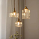 Retro-Pendelleuchte aus Glas mit kreativer LED-Beleuchtung für Vintage-Look