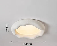 Deckenleuchte Wolke im wabi-sabi-Stil minimalistisch für sanftes Licht