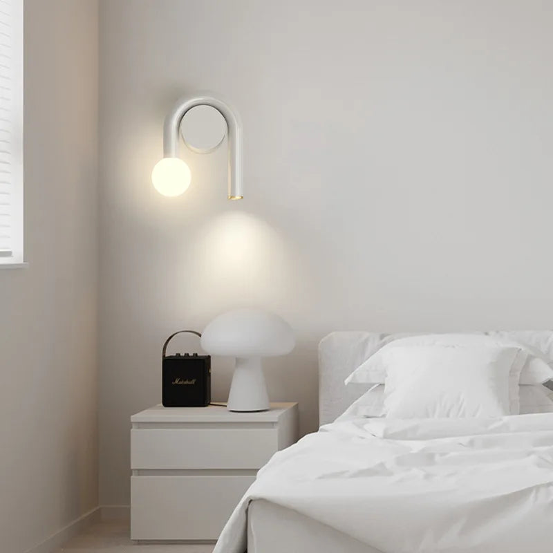 applique murale nordique en métal avec ampoules led éclairage industriel - vue 3 sur 8