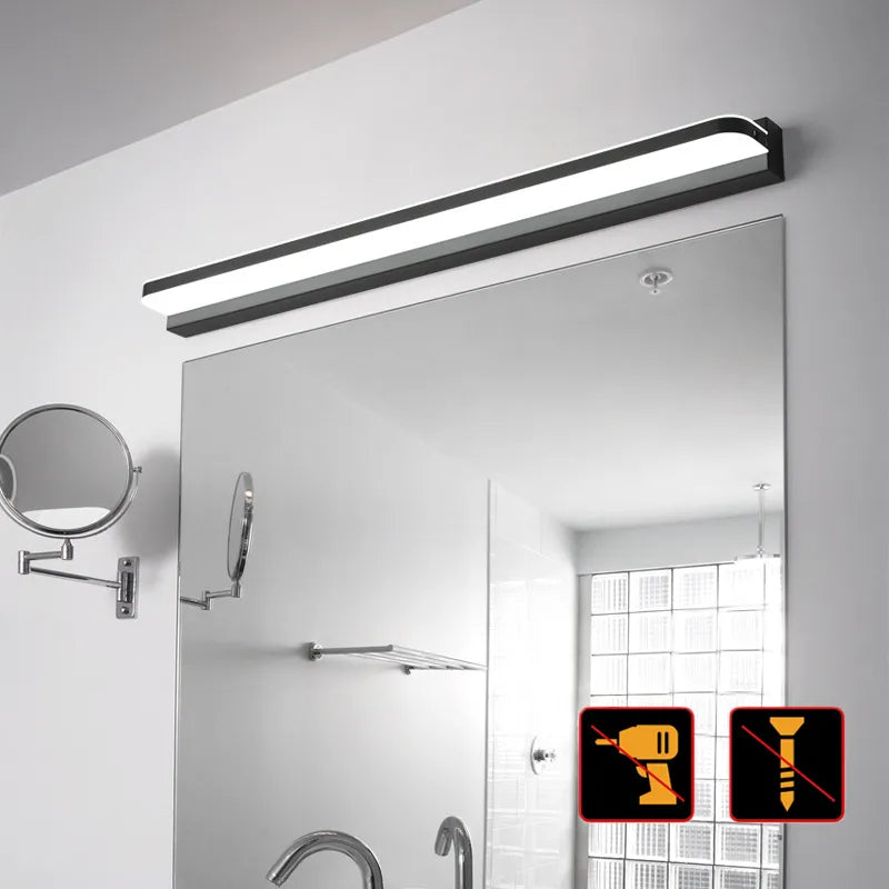 applique murale LED étanche miroir 9W 12W avant lumière salle de bain salon chambre maquillage  LED