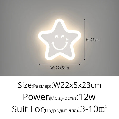 applique murale led nordique pour décoration intérieure élégante