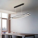 Moderner LED-Kronleuchter aus Aluminium, höhenverstellbar