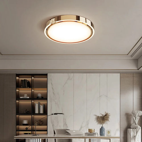 Moderner Deckenleuchte mit luxuriösem Ringdesign für den Innenbereich - vue 2 sur 12