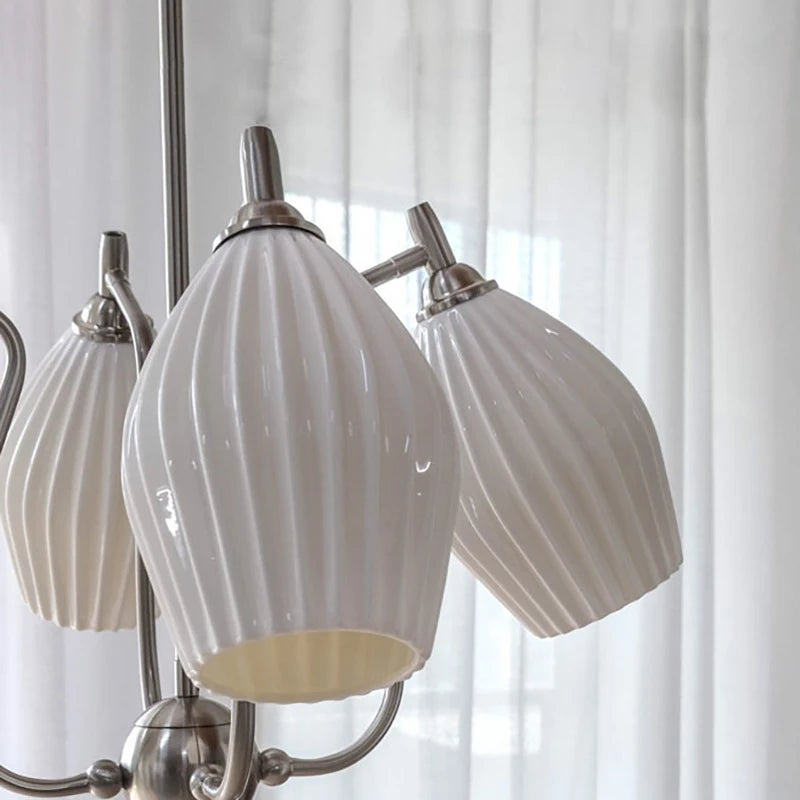 lustre bauhaus français en céramique pour intérieur élégant