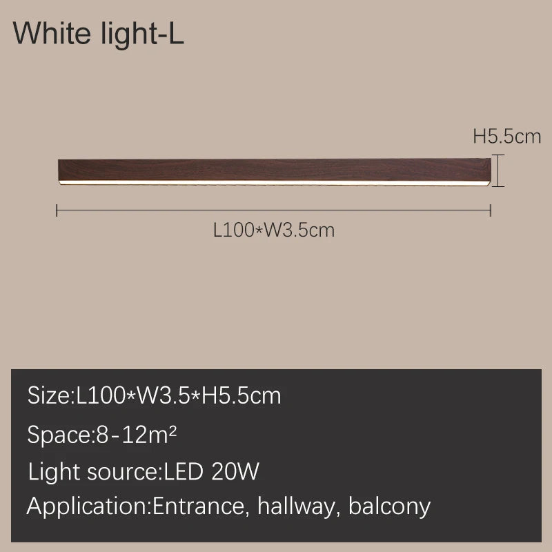 Plafonnier barre LED design - vue 9 sur 10