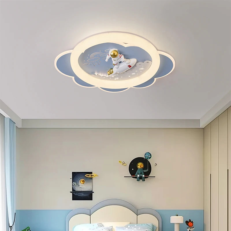 plafonnier créatif led pour chambre d enfant protection des yeux - vue 5 sur 8
