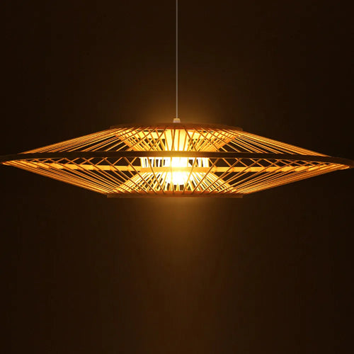 ZK50 – lustre de plafond en bambou