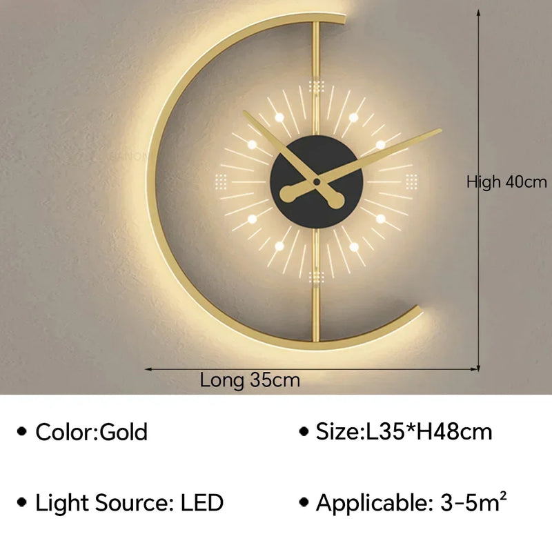 applique murale moderne à led pour décoration intérieure élégante