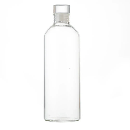 Bouteille verre étanche réutilisable pour boissons et sauces