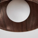 Minimalistischer Retro-Deckenleuchte aus Holz für kreative Dekoration