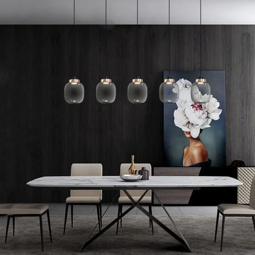Lustre en verre de Style moderne
