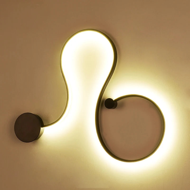 applique murale moderne en aluminium minimaliste design éclairage intérieur - vue 4 sur 14