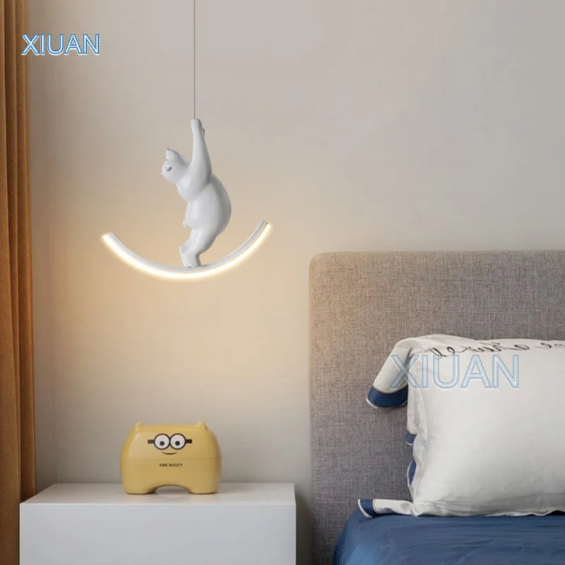 lampe suspendue déco licorne - vue 4 sur 14