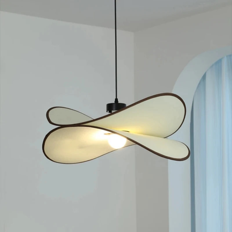 Plafonnier en tissu wabi sabi pour décoration intérieure moderne