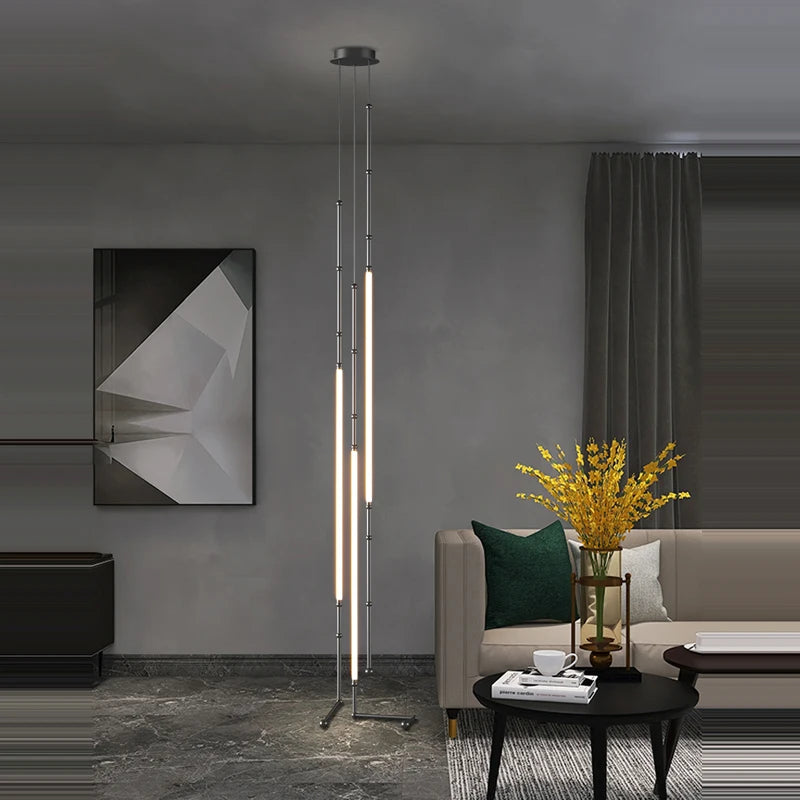 lustre en art déco design suspendu en led - vue 2 sur 16