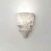Wandleuchte aus natürlichem Marmor im modernen, minimalistischen Stil mit LED