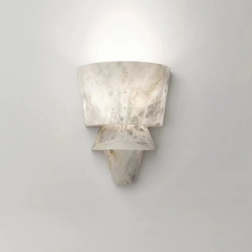 Wandleuchte aus natürlichem Marmor im modernen, minimalistischen Stil mit LED