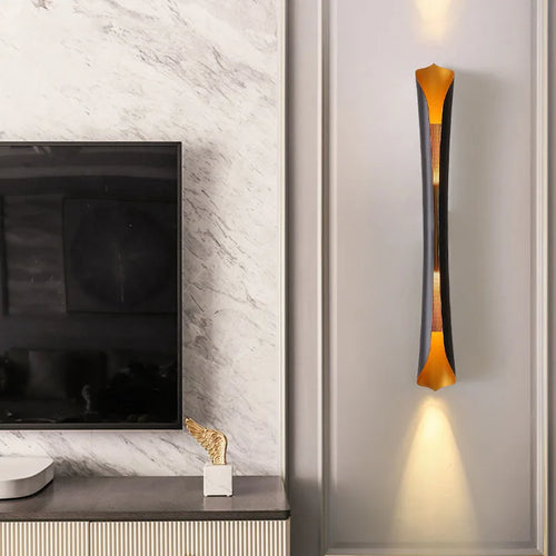 Minimalistische LED-Wandleuchte in Fackelform, dimmbar - vue 5 sur 16