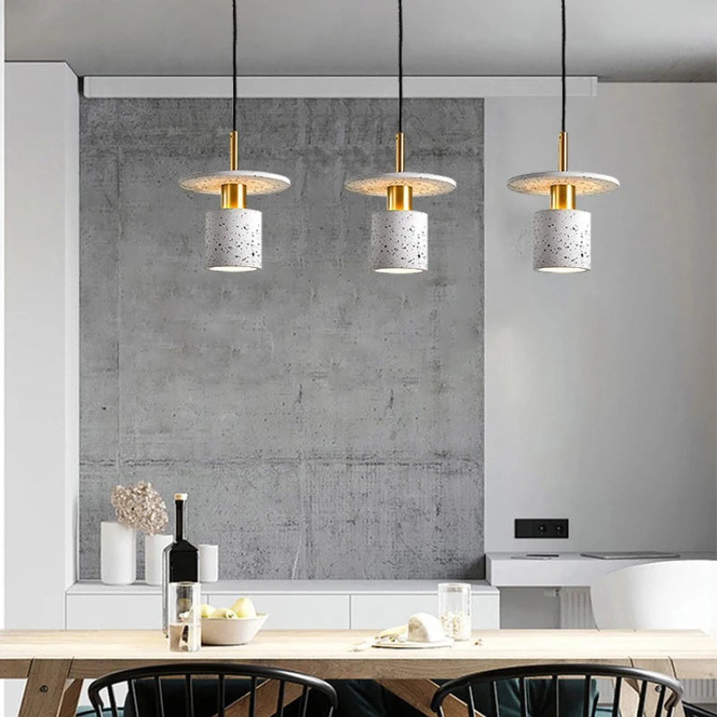 lustre créatif en terrazzo pour restaurant hôtel minimaliste commercial - vue 5 sur 9