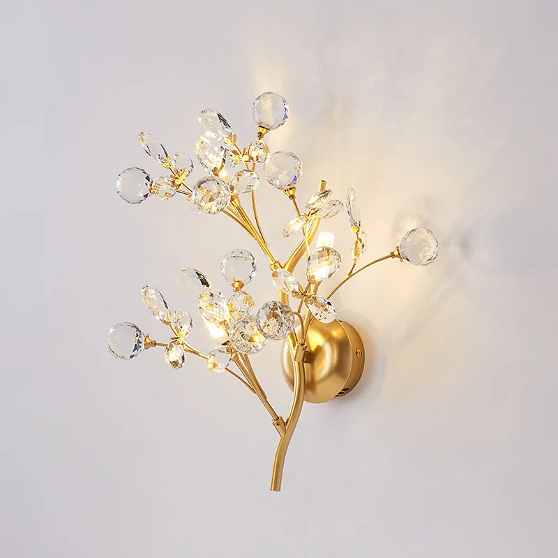 applique murale en cristal design créatif moderne luxe - vue 2 sur 7