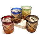 Verre whisky style edo kiriko gravure artisanale