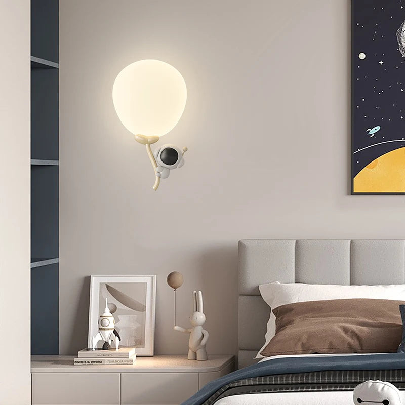 Kreative Wandleuchte in Ballonform für Kinder - vue 5 sur 10
