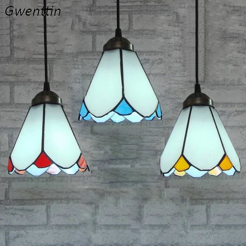 Tiffany-Pendelleuchte im mediterranen Stil für elegante Innendekoration - vue 2 sur 9
