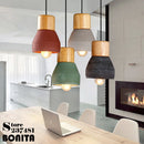 suspension en ciment style campagnard américain pour décoration intérieure
