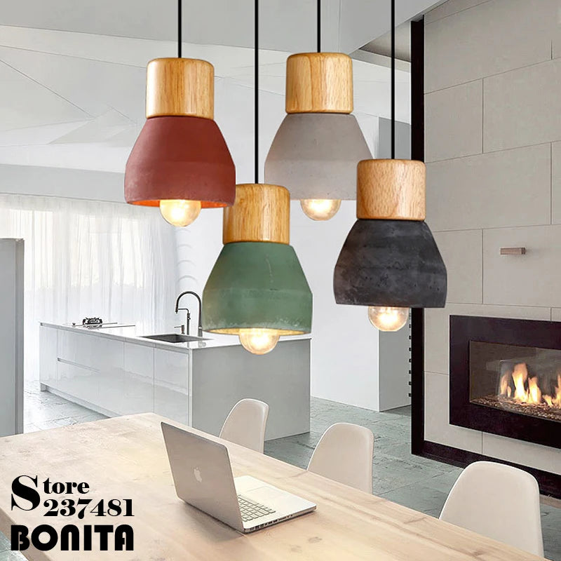 suspension en ciment style campagnard américain pour décoration intérieure - vue 5 sur 13