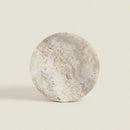 ensemble d'accessoires en travertin wabi-sabi pour salle de bain
