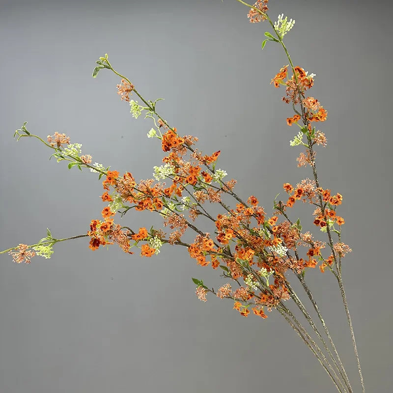 décoration de table en fleurs artificielles et saule neige - vue 7 sur 10