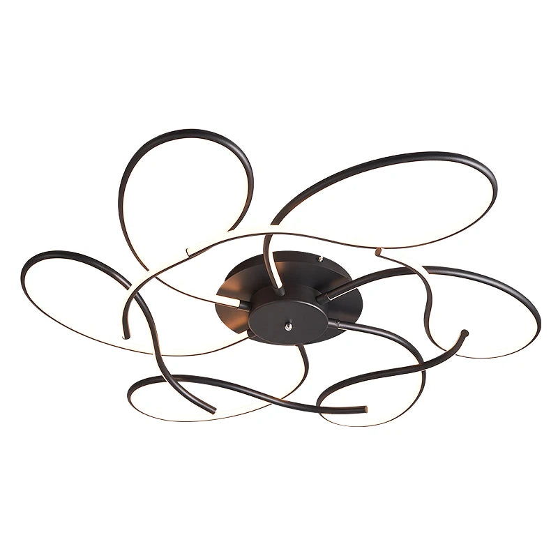 Gleam Modern LED Chandelier For Home Living Room Decoration, Bedroom Home Decoration, Ceiling Chandelier For Smart Home - vue 7 sur 10