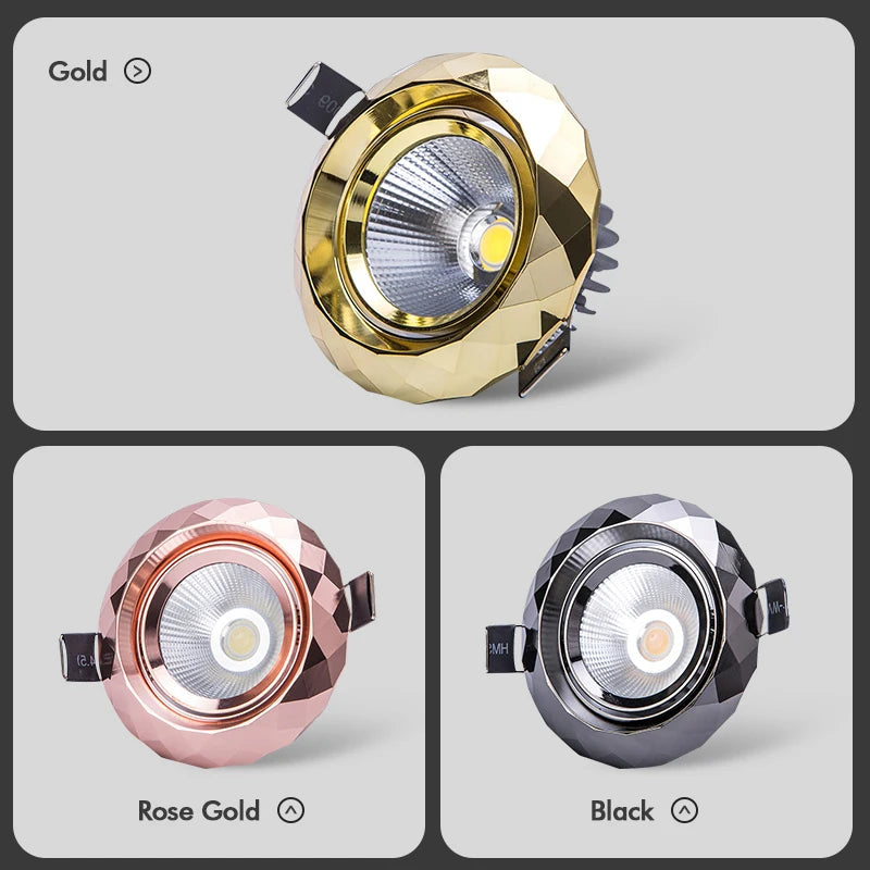 spot encastré led dimmable en aluminium épais pour intérieur - vue 6 sur 12