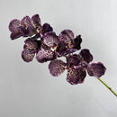 lot de 2 orchidées artificielles vanda pour décoration intérieure