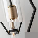 Moderne Pendelleuchte aus Glas mit verstellbarem Kabel für den Innenbereich